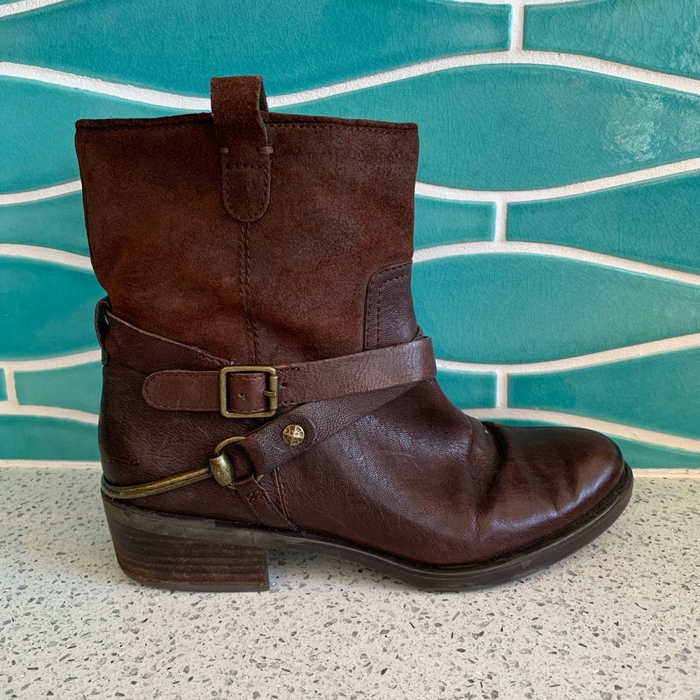 Franco Sarto | Leather Boots| Size 9